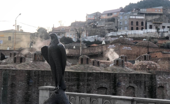 Экс-президента Грузии встретили на родине яичной атакой вместо почестей, когда она вернулась с Мюнхенской конференции